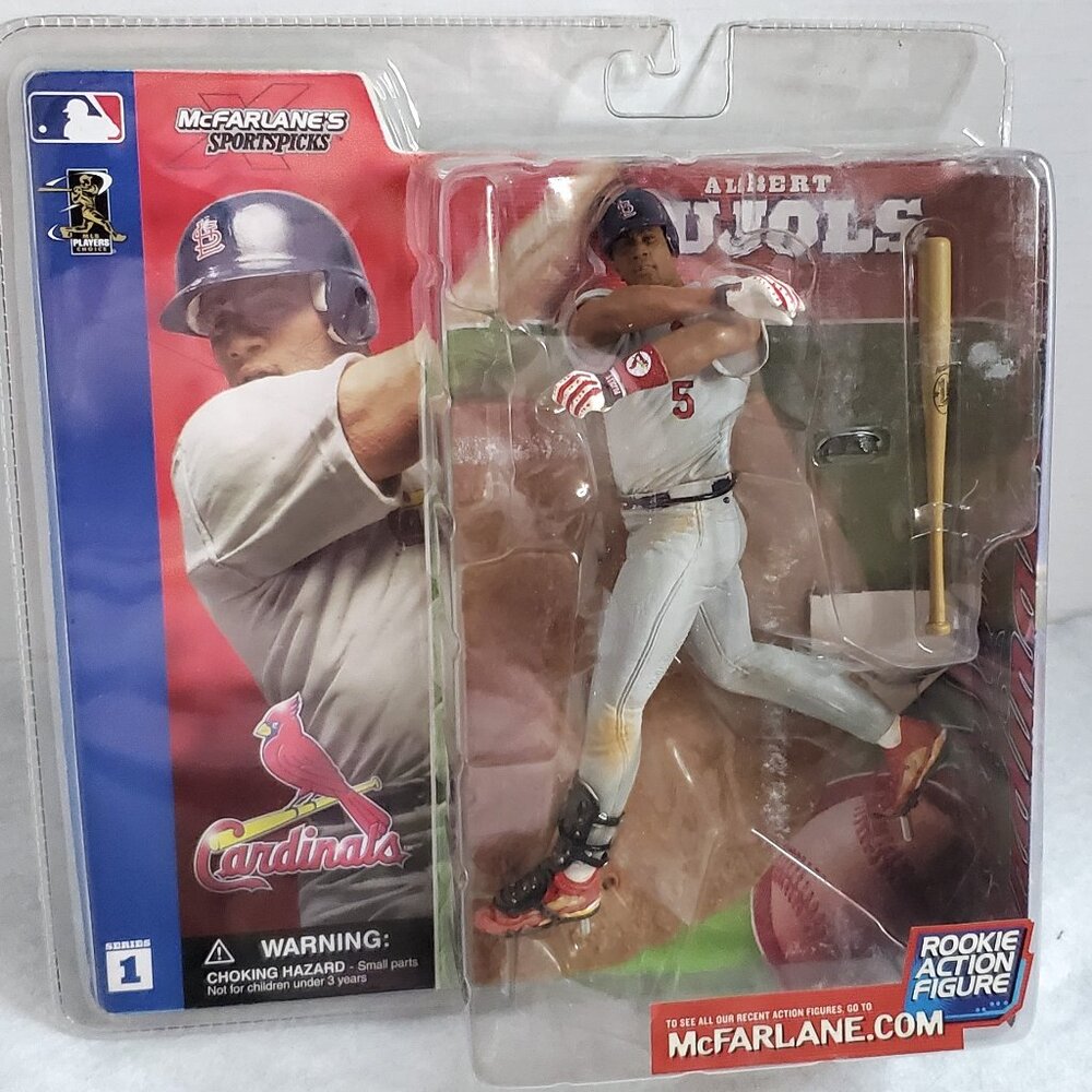 McFarlane Sportspicks Albert Pujols MLB Rookie, Series 1 Cardinals-UNOPENED